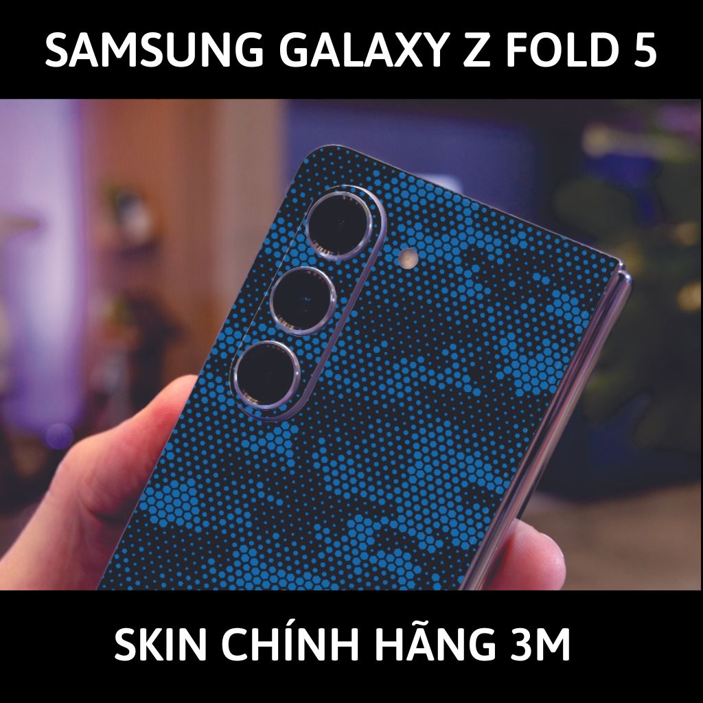 dán skin 3m samsung galaxy z fold 5 full body, camera phụ kiện điện thoại huỳnh tân store - Mamba Blue