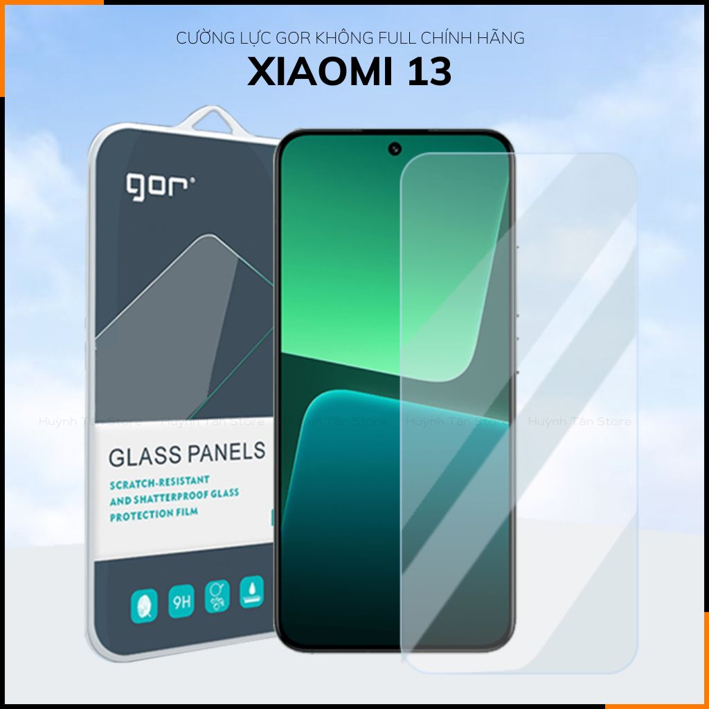 Kính cường lực trong suốt Xiaomi 17 Pro Max , 15T Pro , 14T , 14 , 13 KHÔNG FULL MÀN chống bám vân tay chính hãng GOR
