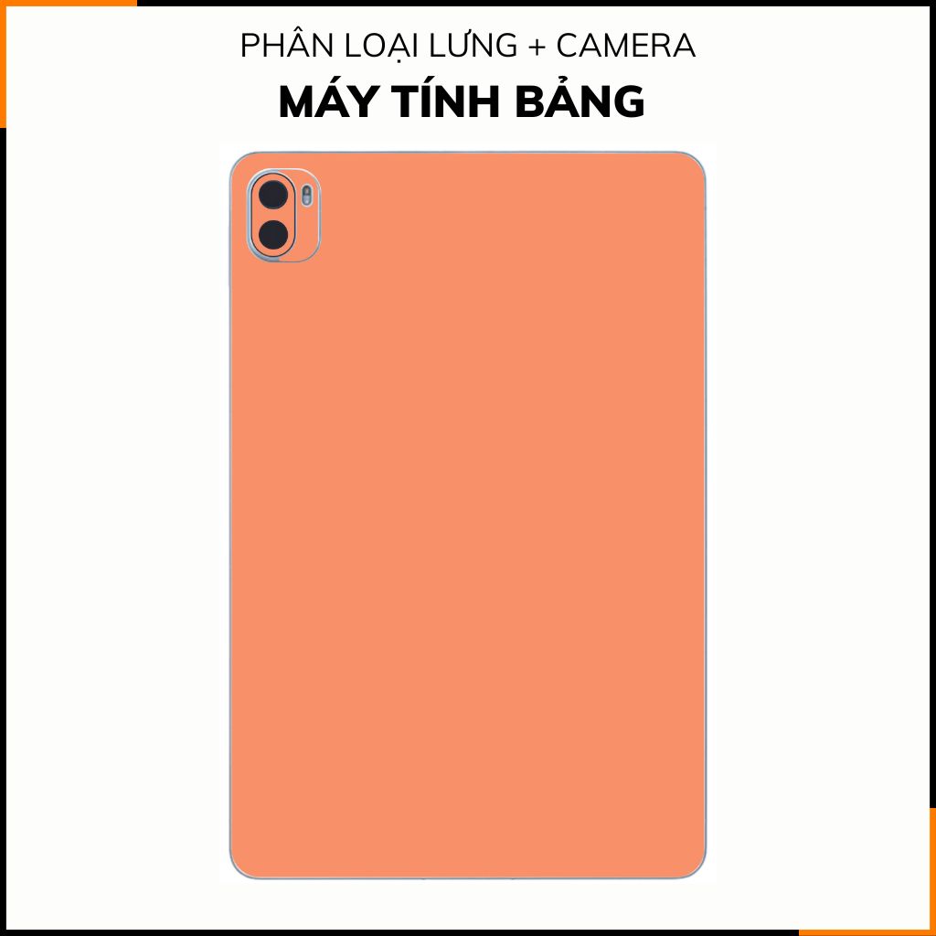 Dán skin máy tính bảng xiaomi, huawei, oppo, lenovo, google, microsoft, vivo  full body và camera chính hãng ORAFOL nhập khẩu từ ĐỨC MÁY TÍNH BẢNG  - PASTEL ORANGE -  SK A02 07 phụ kiện điện thoại huỳnh tân store