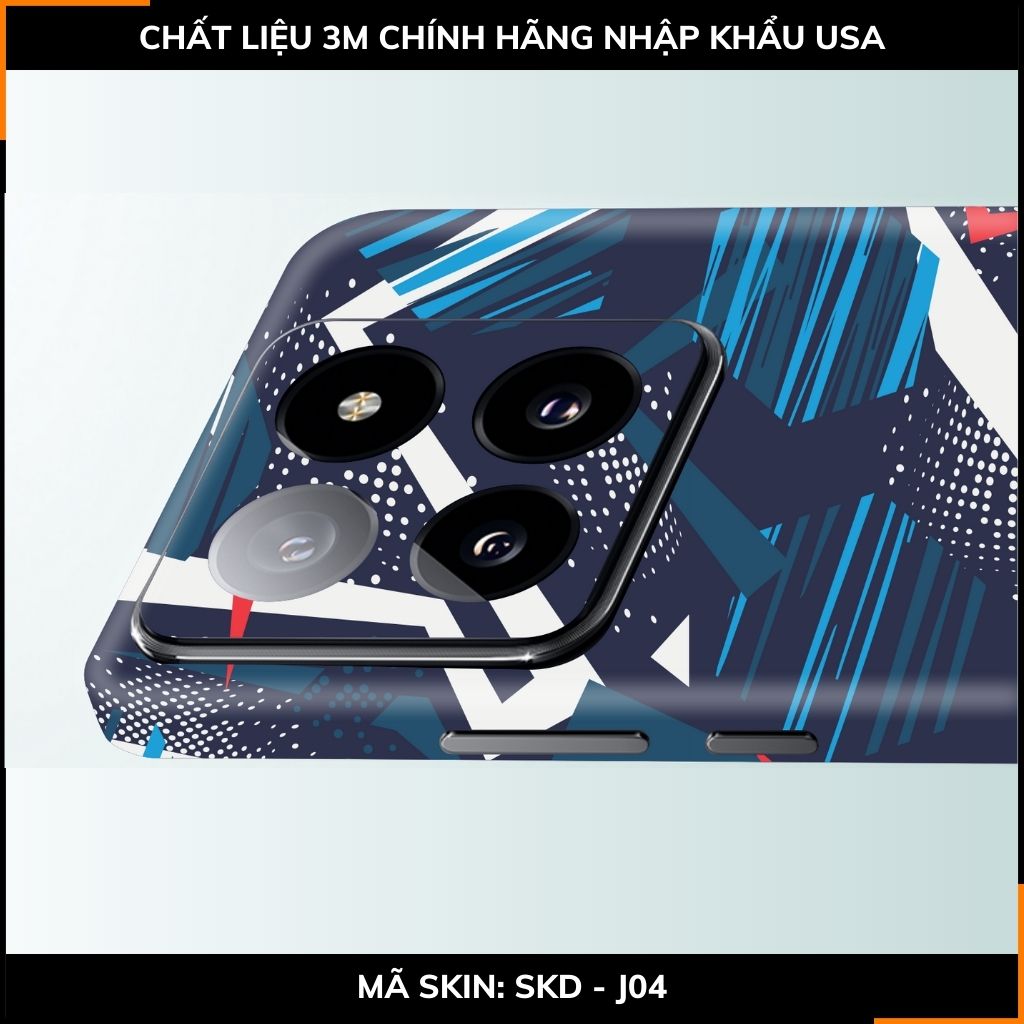 Dán skin điện thoại Xiaomi Mi 14 , Mi 14 Pro full body và camera nhập khẩu chính hãng USA in hình ASTRACT - SKD J04 phụ kiện điện thoại huỳnh tân store