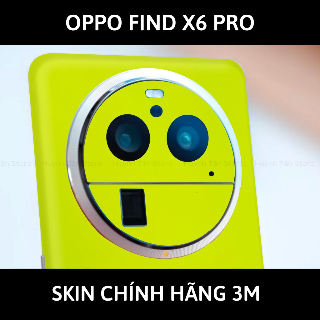 Dán skin điện thoại Oppo Find X6 Pro full body và camera nhập khẩu chính hãng USA phụ kiện điện thoại huỳnh tân store - Yellow Neo - Warp Skin Collection