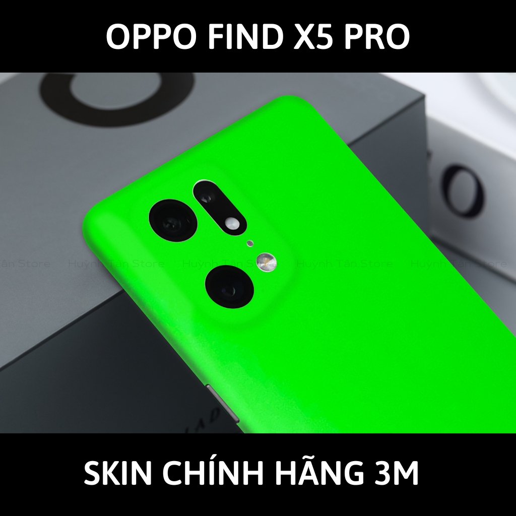 Dán skin điện thoại Oppo Find X5 Pro full body và camera nhập khẩu chính hãng USA phụ kiện điện thoại huỳnh tân store - Green Neo - Warp Skin Collection