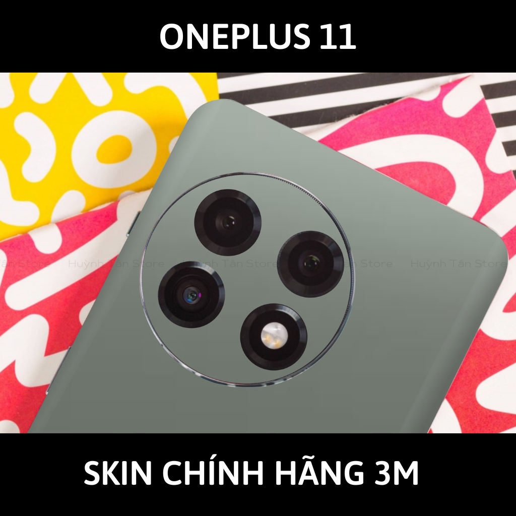 Skin 3m Oneplus 11 full body và camera nhập khẩu chính hãng USA phụ kiện điện thoại huỳnh tân store - Battle Ship Grey - Warp Skin Collection