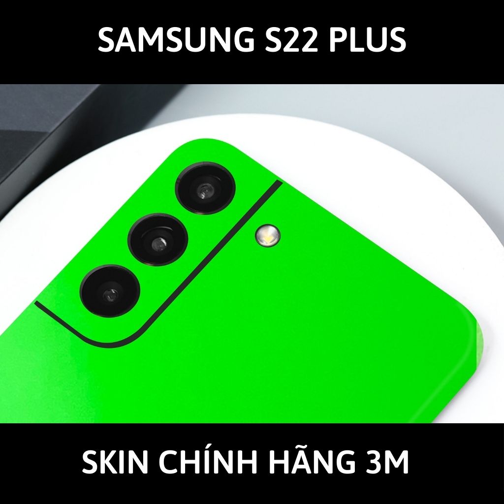 Skin 3m samsung galaxy S22 ultra , S22 plus, S22 full body và camera nhập khẩu chính hãng USA phụ kiện điện thoại huỳnh tân store - Green Neo - Warp Skin Collection