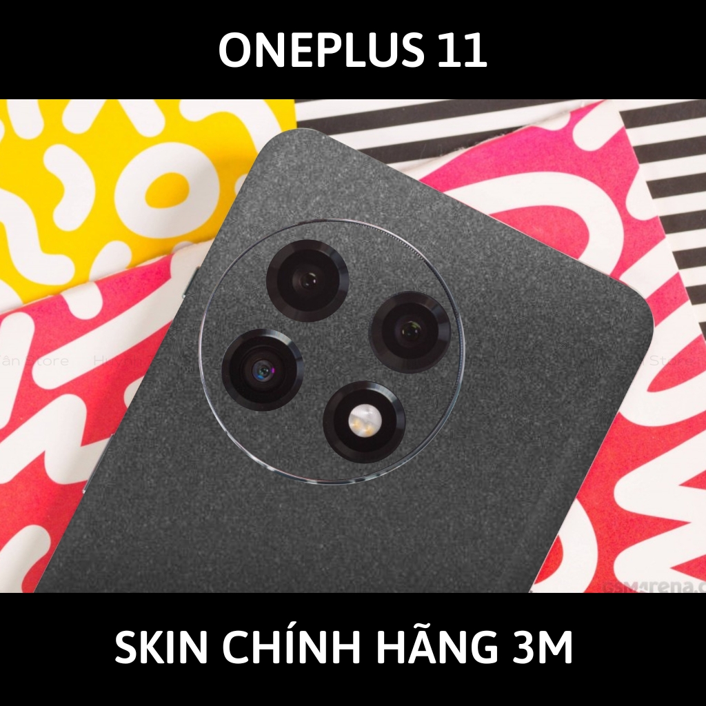 Skin 3m Oneplus 11 full body và camera nhập khẩu chính hãng USA phụ kiện điện thoại huỳnh tân store - Dark Grey - Warp Skin Collection