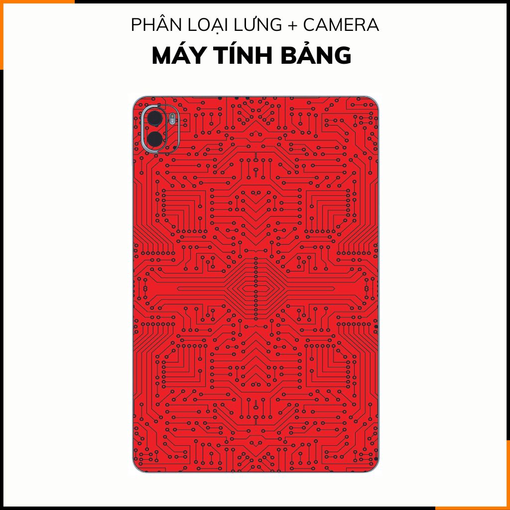 Dán skin máy tính bảng xiaomi, huawei, oppo, lenovo, google, microsoft, vivo  full body và camera chính hãng ORAFOL nhập khẩu từ ĐỨC MÁY TÍNH BẢNG  - ELECTRIC RED -  SK B01 05 phụ kiện điện thoại huỳnh tân store
