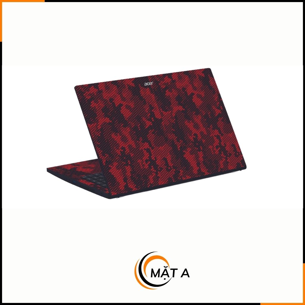 Dán skin laptop asus, dell , acer, hp, msi chính hãng ORAFOL nhập khẩu ĐỨC - SKIN 3M - LAPTOP - MAMBA RED  - SK B03 02 phụ kiện điện thoại huỳnh tân store