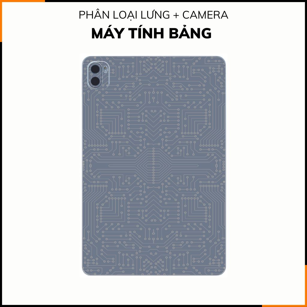 Dán skin máy tính bảng xiaomi, huawei, oppo, lenovo, google, microsoft, vivo  full body và camera chính hãng ORAFOL nhập khẩu từ ĐỨC MÁY TÍNH BẢNG  - ELECTRIC FULL GREY -  SK B01 08 phụ kiện điện thoại huỳnh tân store
