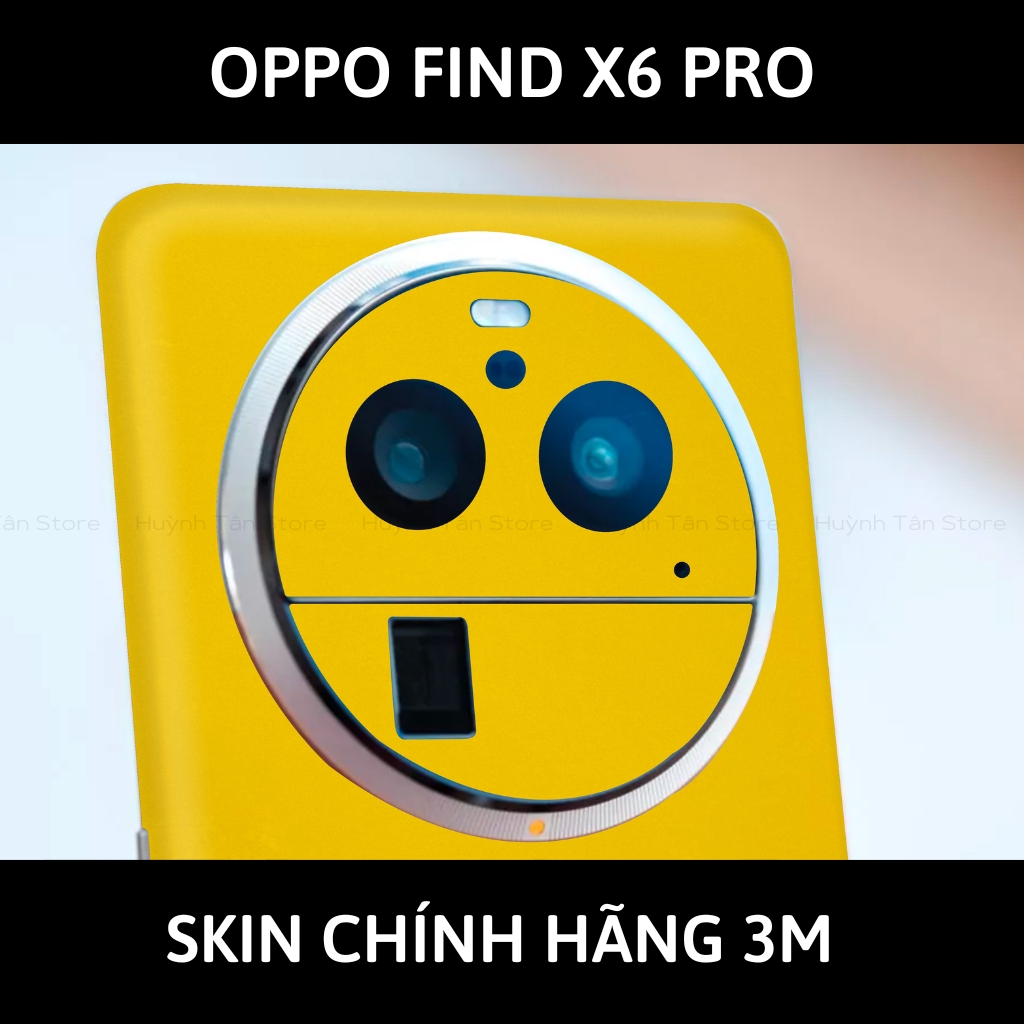 Dán skin điện thoại Oppo Find X6 Pro full body và camera nhập khẩu chính hãng USA phụ kiện điện thoại huỳnh tân store - Yellow Gloss - Warp Skin Collection