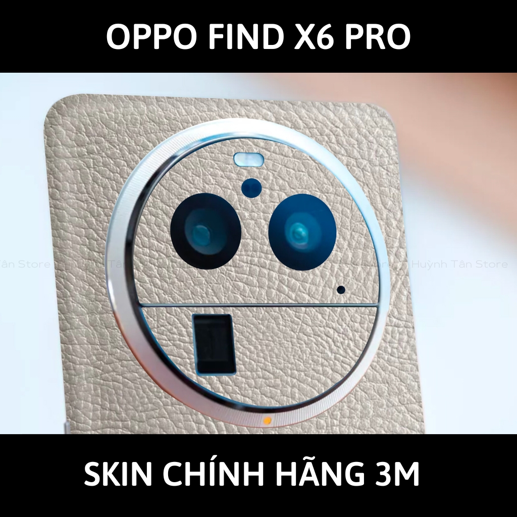 Dán skin điện thoại Oppo Find X6 Pro full body và camera nhập khẩu chính hãng USA phụ kiện điện thoại huỳnh tân store - Hexis Grey Leather - Warp Skin Collection