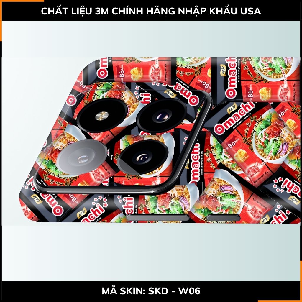 Dán skin điện thoại Xiaomi Mi 14 , Mi 14 Pro full body và camera nhập khẩu chính hãng USA in hình UNIQUE - SKD W06 phụ kiện điện thoại huỳnh tân store