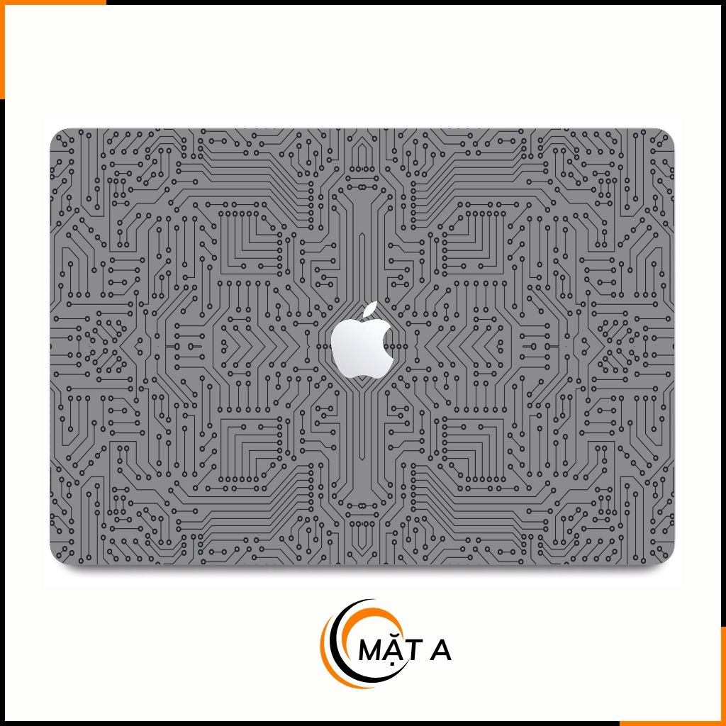 Dán skin macbook pro, macbook air chính hãng 3M nhập khẩu USA - SKIN 3M - MACBOOK - ELECTRIC WHITE  - SK B01 02   phụ kiện điện thoại huỳnh tân store