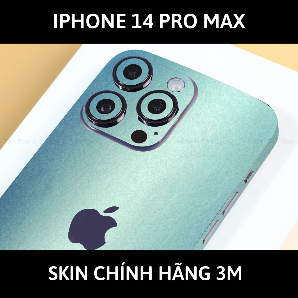 Skin 3m Iphone 14, Iphone 14 Pro, Iphone 14 Pro Max full body và camera nhập khẩu chính hãng USA phụ kiện điện thoại huỳnh tân store - Oracal Blue Yellow - Warp Skin Collection