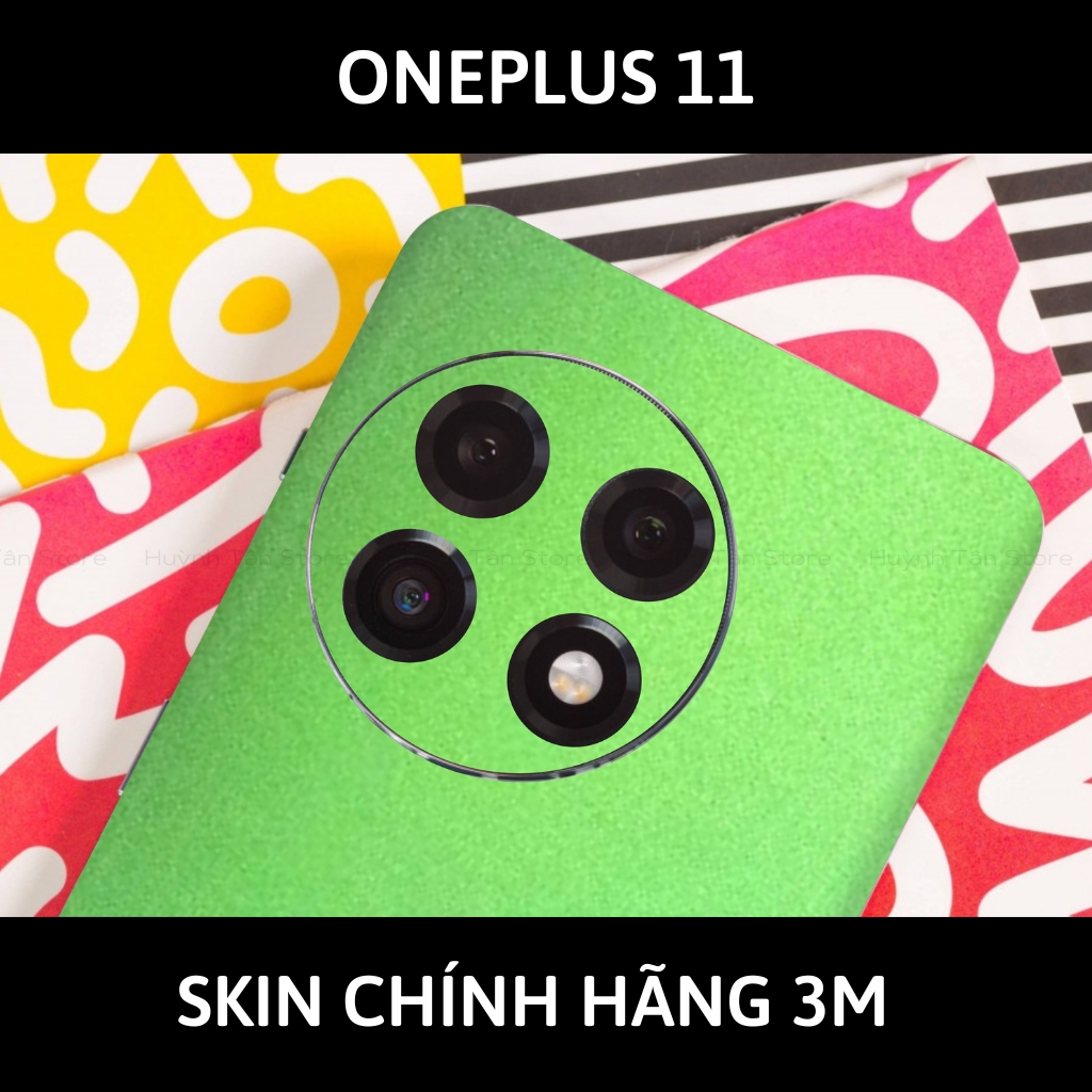 Skin 3m Oneplus 11 full body và camera nhập khẩu chính hãng USA phụ kiện điện thoại huỳnh tân store - Oracal Green Brown - Warp Skin Collection