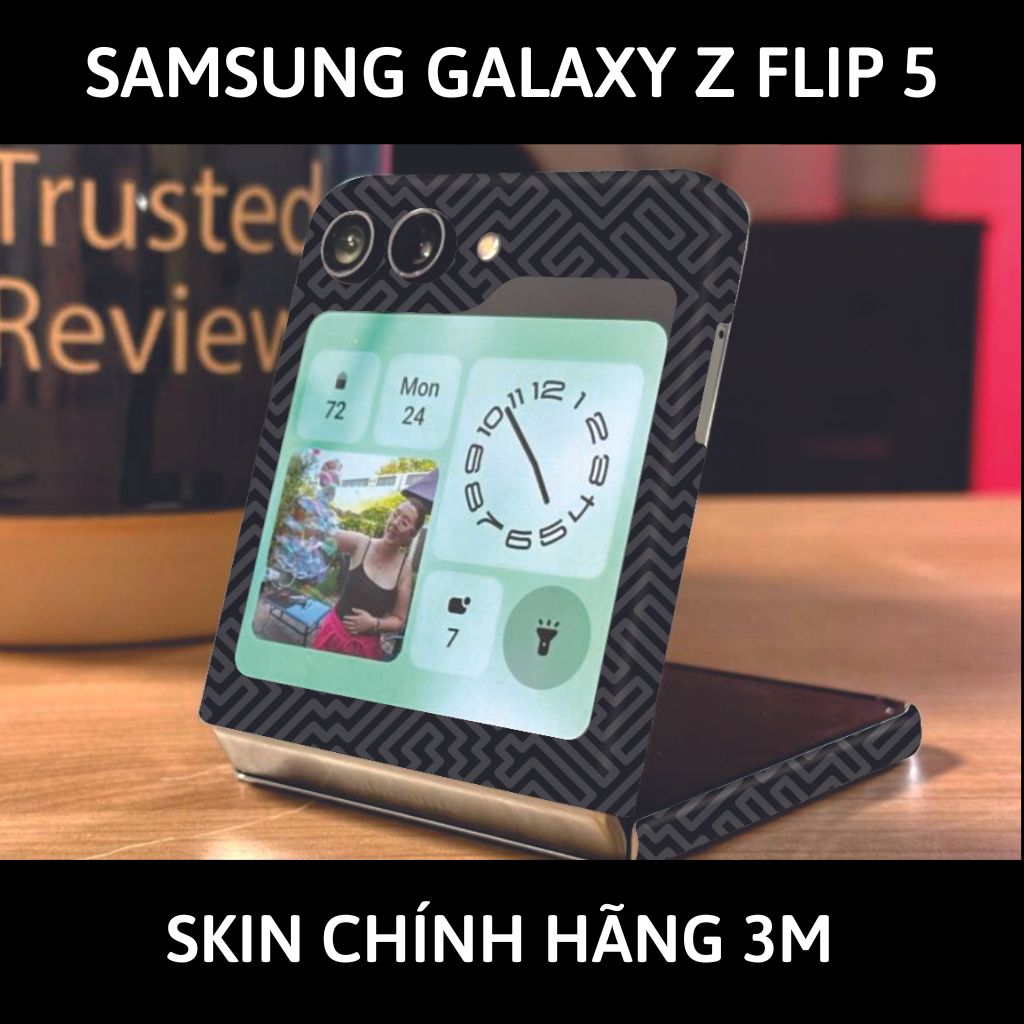 dán skin 3m samsung galaxy z flip 5 full body, camera phụ kiện điện thoại huỳnh tân store - Pattern 01