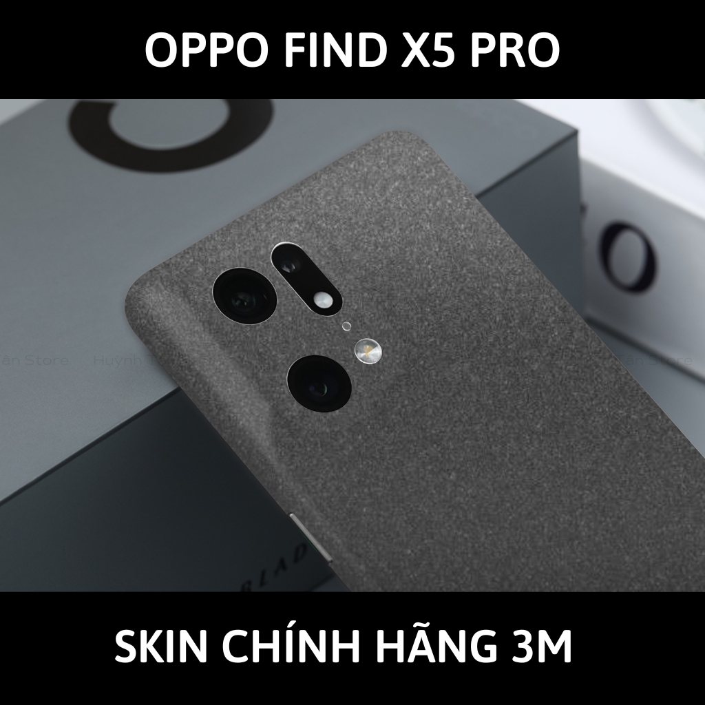 Dán skin điện thoại Oppo Find X5 Pro full body và camera nhập khẩu chính hãng USA phụ kiện điện thoại huỳnh tân store - Dark Grey - Warp Skin Collection