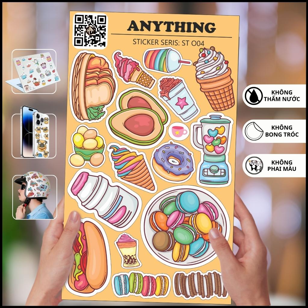 Hình sticker Anything ST O04 chống phai màu dán mũ bảo hiểm vali laptop điện thoại xe máy phụ kiện huỳnh tân store