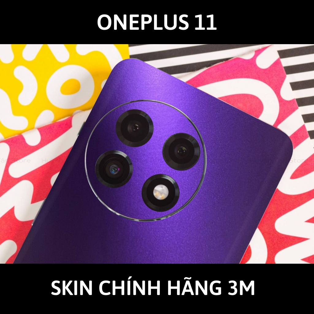 Skin 3m Oneplus 11 full body và camera nhập khẩu chính hãng USA phụ kiện điện thoại huỳnh tân store - Oracle Deep Purple - Warp Skin Collection