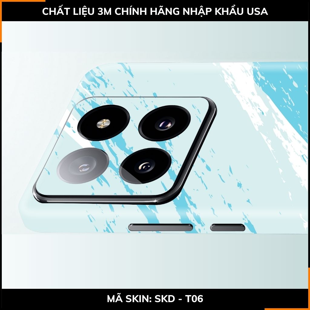 Dán skin điện thoại Xiaomi Mi 14 , Mi 14 Pro full body và camera nhập khẩu chính hãng USA in hình TECHNOLOGIC - SKD T06 phụ kiện điện thoại huỳnh tân store