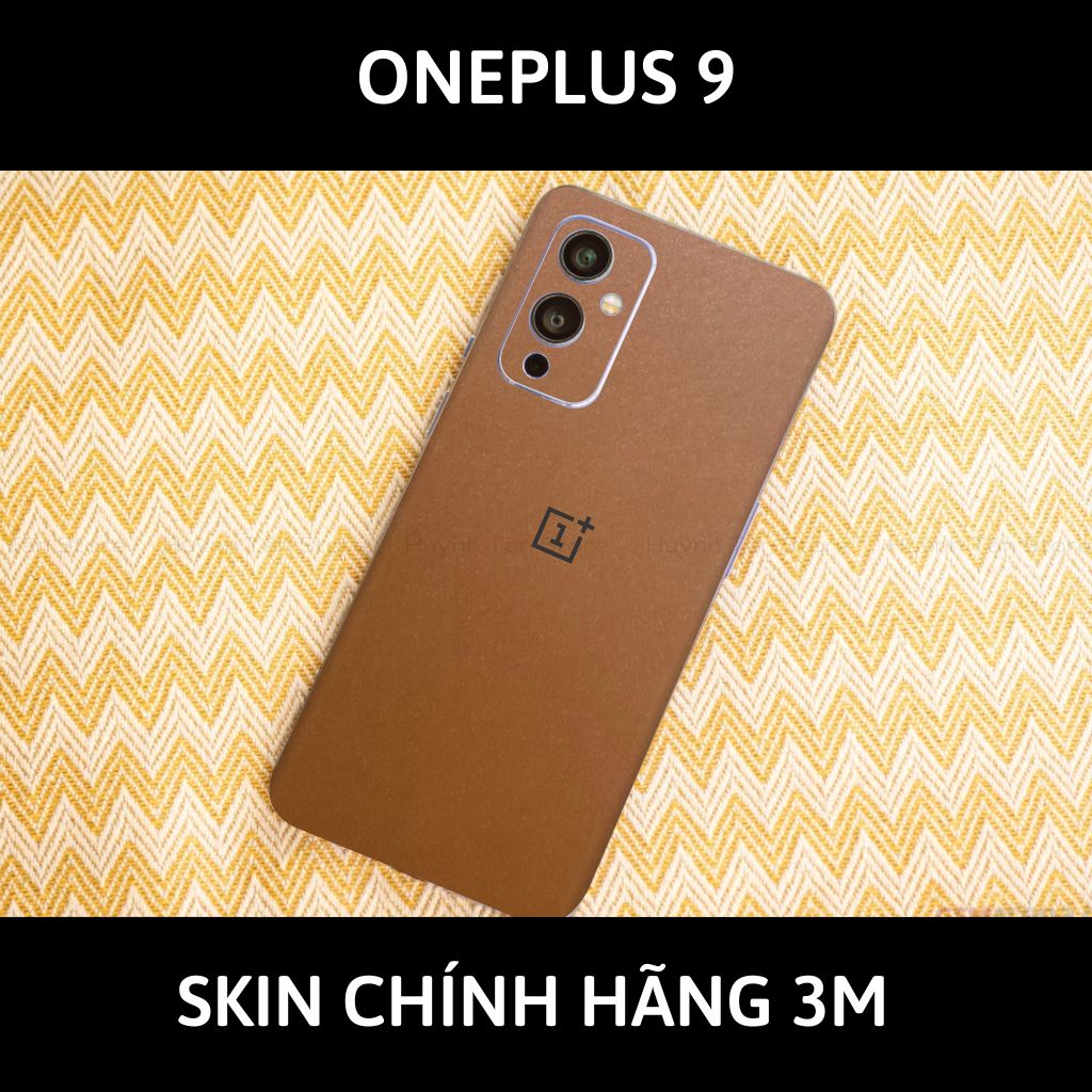 Skin 3m Oneplus 9R, 9 Pro, 9 full body và camera nhập khẩu chính hãng USA phụ kiện điện thoại huỳnh tân store - Caramel - Warp Skin Collection