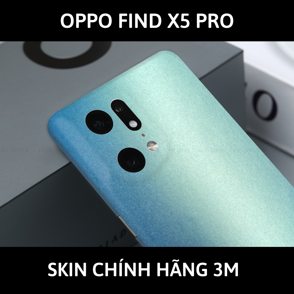 Dán skin điện thoại Oppo Find X5 Pro full body và camera nhập khẩu chính hãng USA phụ kiện điện thoại huỳnh tân store - Oracle Blue Yellow - Warp Skin Collection