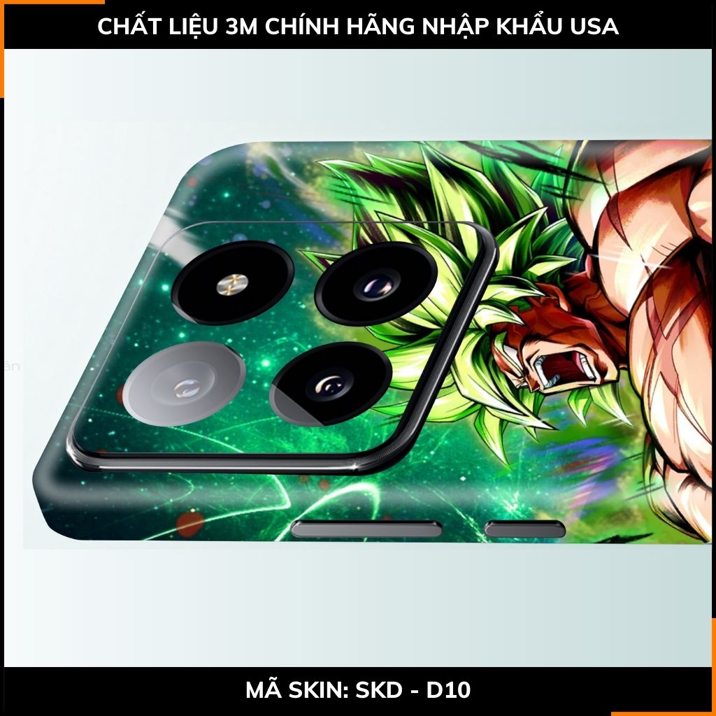 Dán skin điện thoại Xiaomi Mi 14 , Mi 14 Pro full body và camera nhập khẩu chính hãng USA in hình Dragon Ball - SKD D10 phụ kiện điện thoại huỳnh tân store