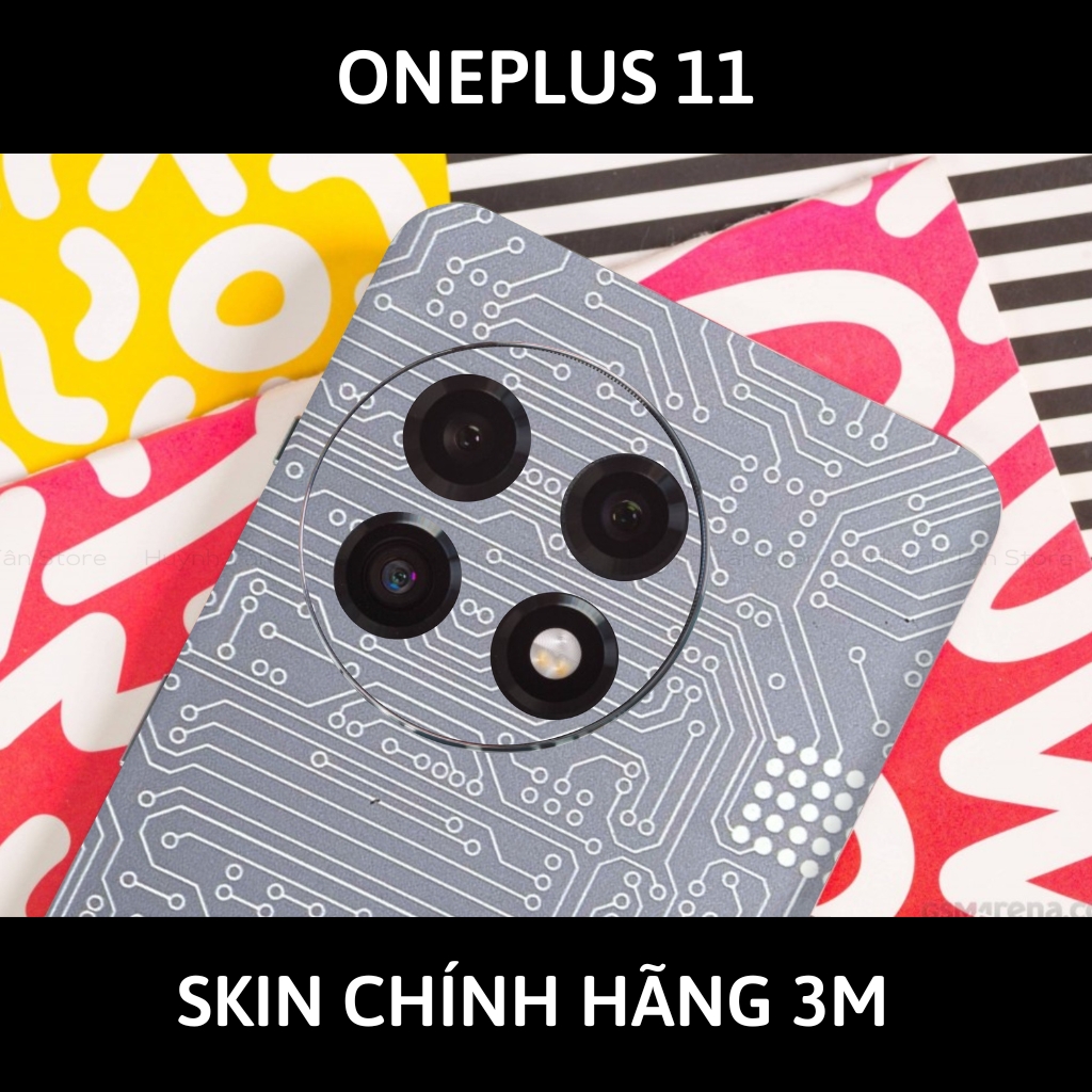 Skin 3m Oneplus 11 full body và camera nhập khẩu chính hãng USA phụ kiện điện thoại huỳnh tân store - Electronic White - Warp Skin Collection