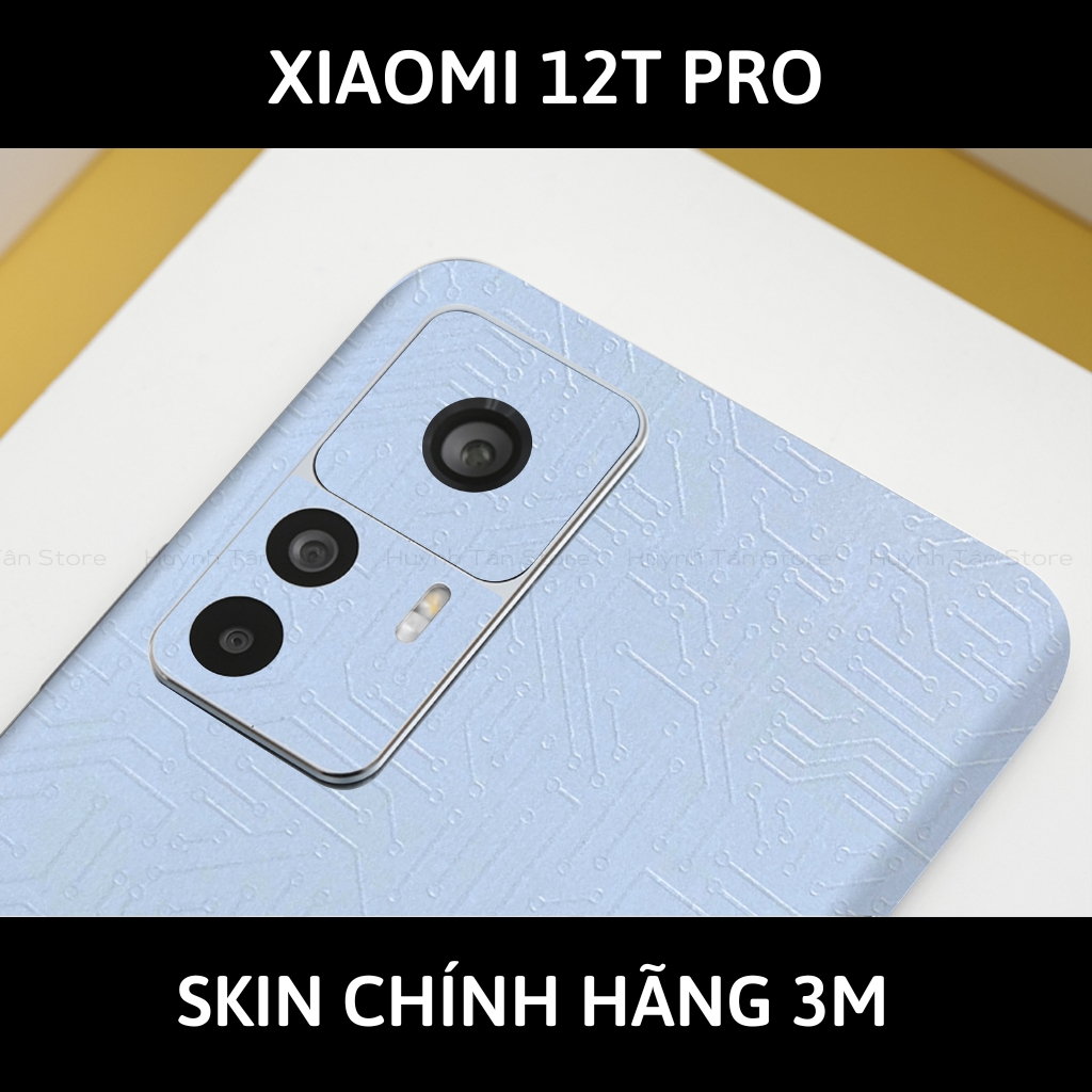 Skin 3m Mi 12T, Mi 12T Pro, K50 Ultra full body và camera nhập khẩu chính hãng USA phụ kiện điện thoại huỳnh tân store - Electronic White 2022 - Warp Skin Collection