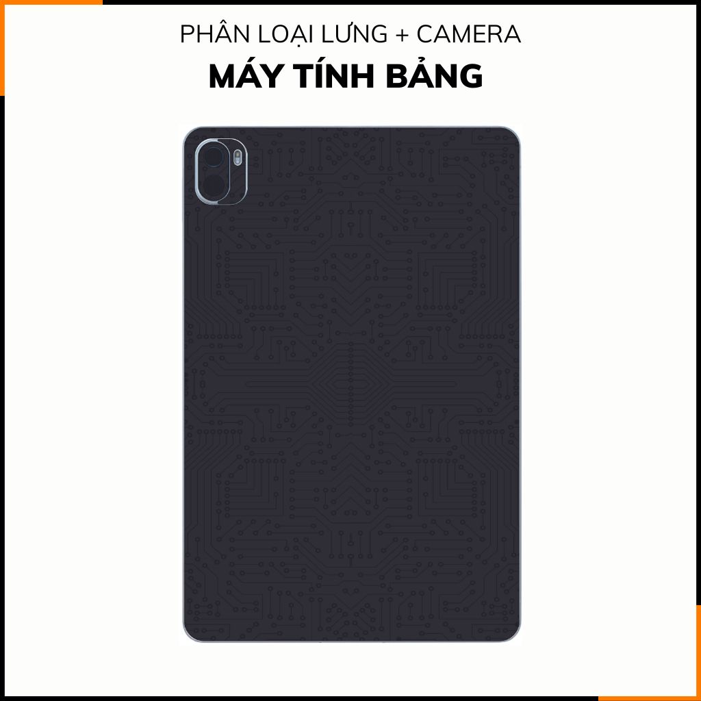 Dán skin máy tính bảng xiaomi, huawei, oppo, lenovo, google, microsoft, vivo  full body và camera chính hãng ORAFOL nhập khẩu từ ĐỨC MÁY TÍNH BẢNG  - ELECTRIC FULL BLACK -  SK B01 06 phụ kiện điện thoại huỳnh tân store