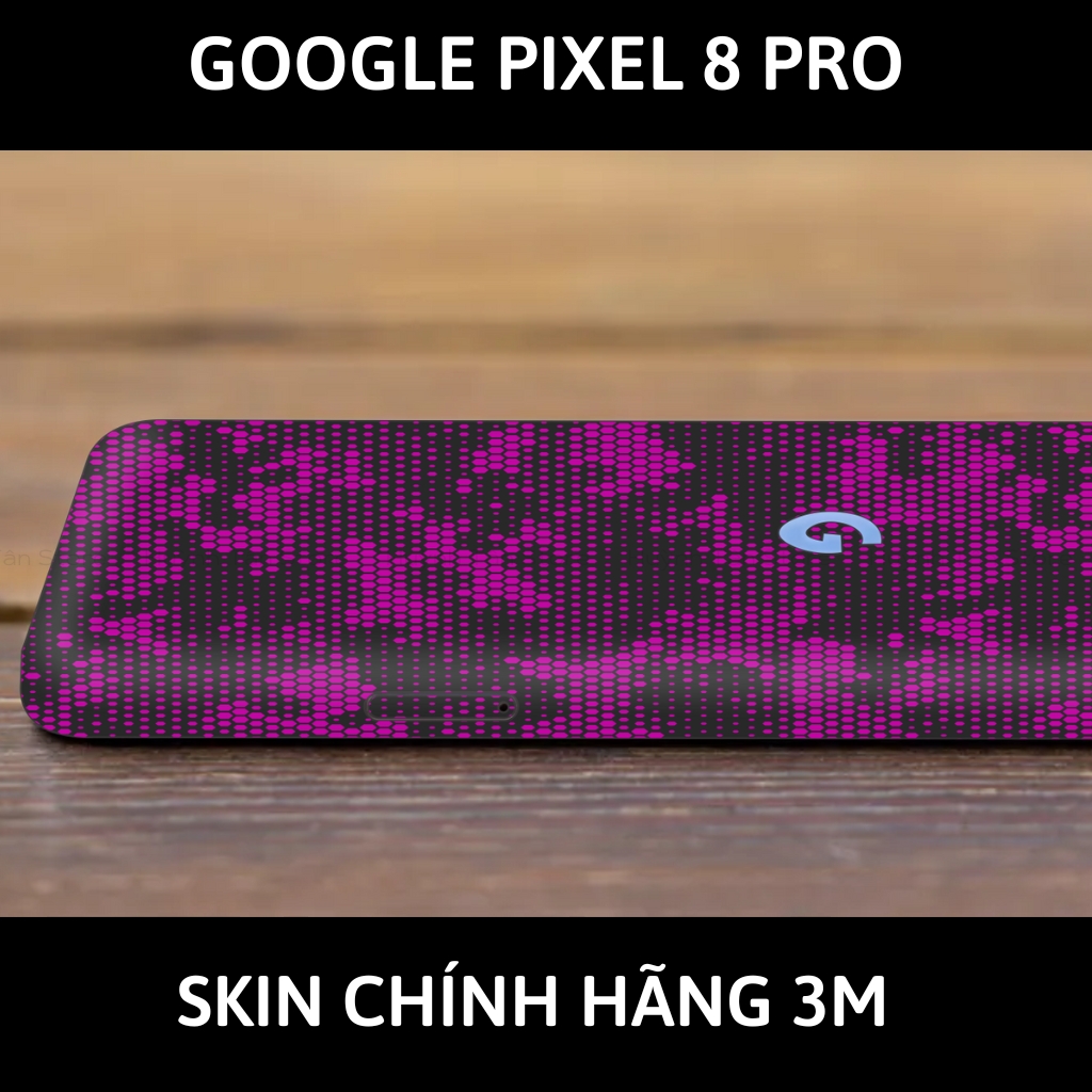 Dán skin điện thoại Pixel 8, Pixel 8 Pro full body và camera nhập khẩu chính hãng USA phụ kiện điện thoại huỳnh tân store - Mamba Purple - Warp Skin Collection
