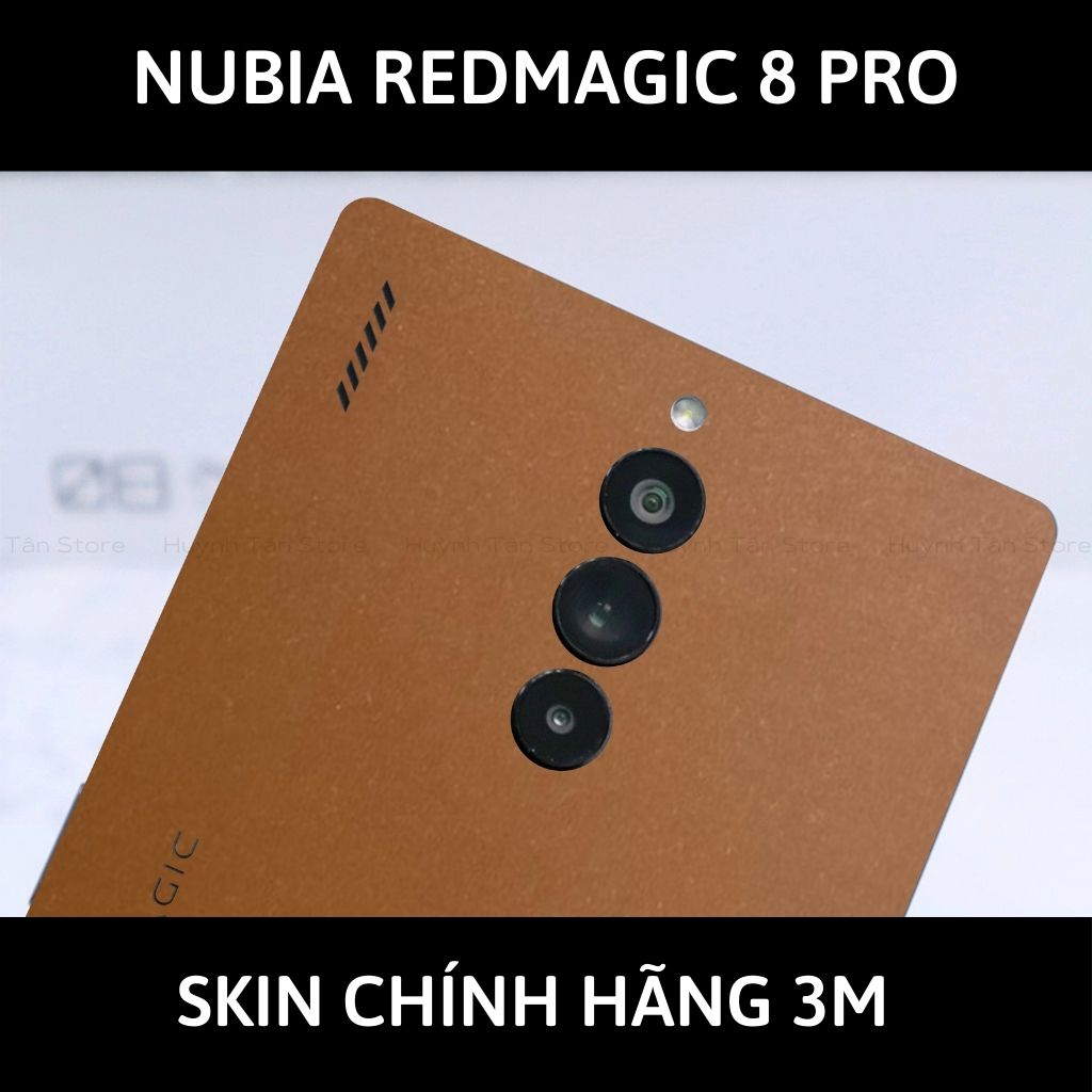Skin 3m Nubia Redmagic 8 Pro, 8 Pro Plus full body và camera nhập khẩu chính hãng USA phụ kiện điện thoại huỳnh tân store - Caramel - Warp Skin Collection