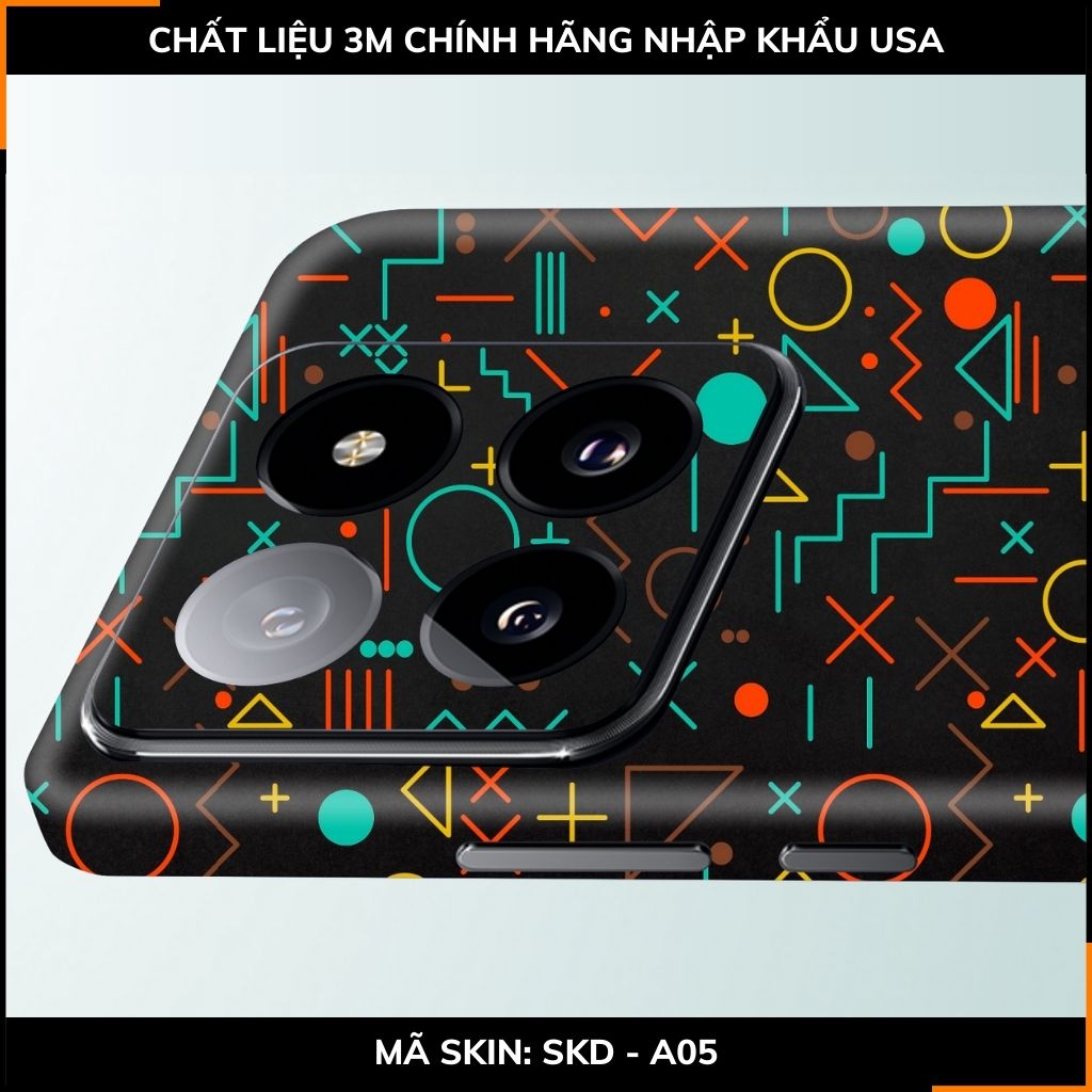 Dán skin điện thoại Xiaomi Mi 14 , Mi 14 Pro full body và camera nhập khẩu chính hãng USA in hình Không gian 3D - SKD A05 phụ kiện điện thoại huỳnh tân store