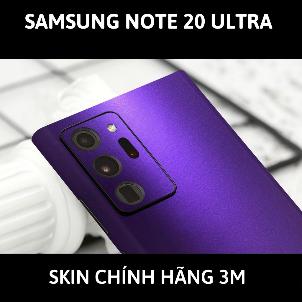 Skin 3m samsung galaxy note 20, note 20 ultra full body và camera nhập khẩu chính hãng USA phụ kiện điện thoại huỳnh tân store - Oracal Deep Pupper - Warp Skin Collection