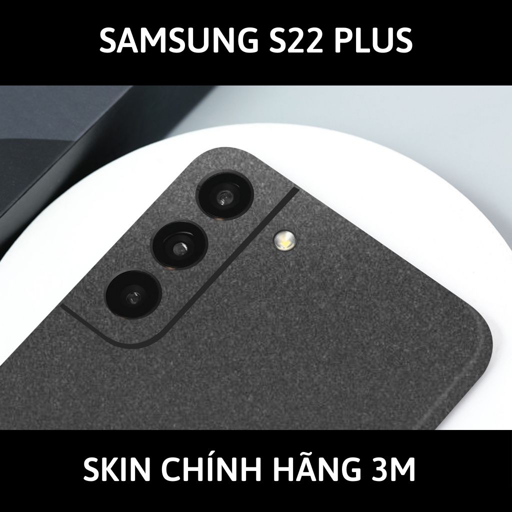 Skin 3m samsung galaxy S22 ultra , S22 plus, S22 full body và camera nhập khẩu chính hãng USA phụ kiện điện thoại huỳnh tân store - Dark Grey - Warp Skin Collection