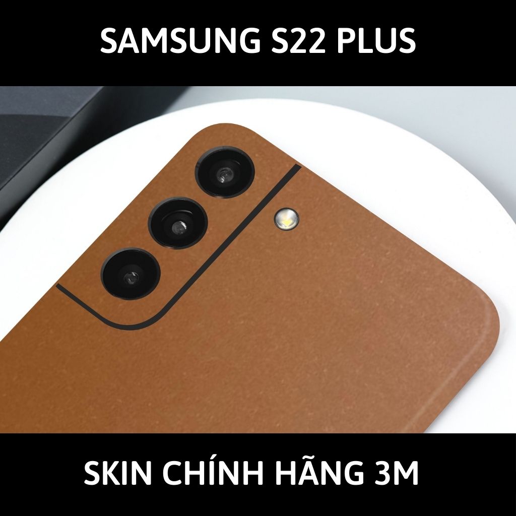 Skin 3m samsung galaxy S22 ultra , S22 plus, S22 full body và camera nhập khẩu chính hãng USA phụ kiện điện thoại huỳnh tân store - Caramel - Warp Skin Collection