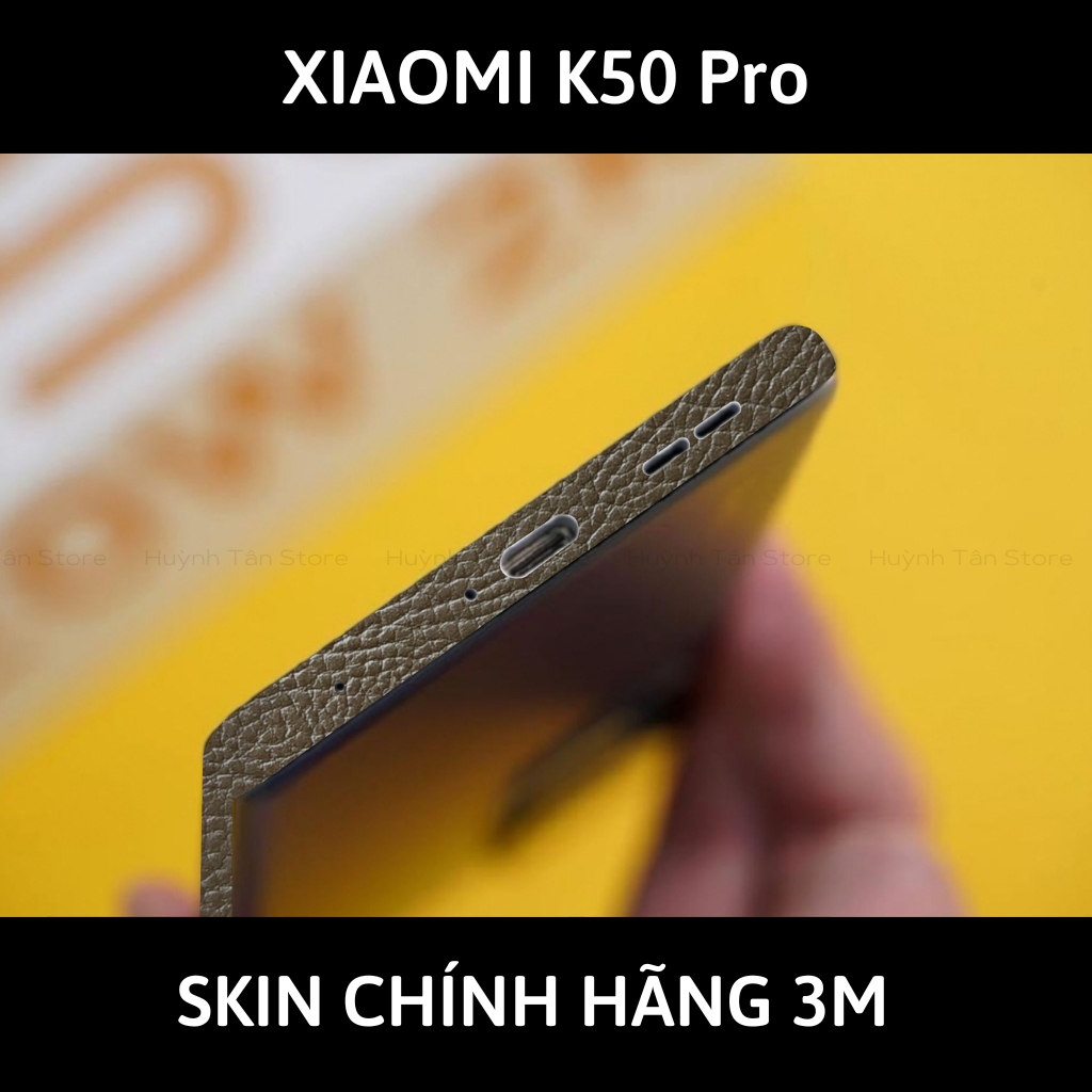 Dán skin điện thoại K50 Pro full body và camera nhập khẩu chính hãng USA phụ kiện điện thoại huỳnh tân store - Hexis Brown Leather - Warp Skin Collection