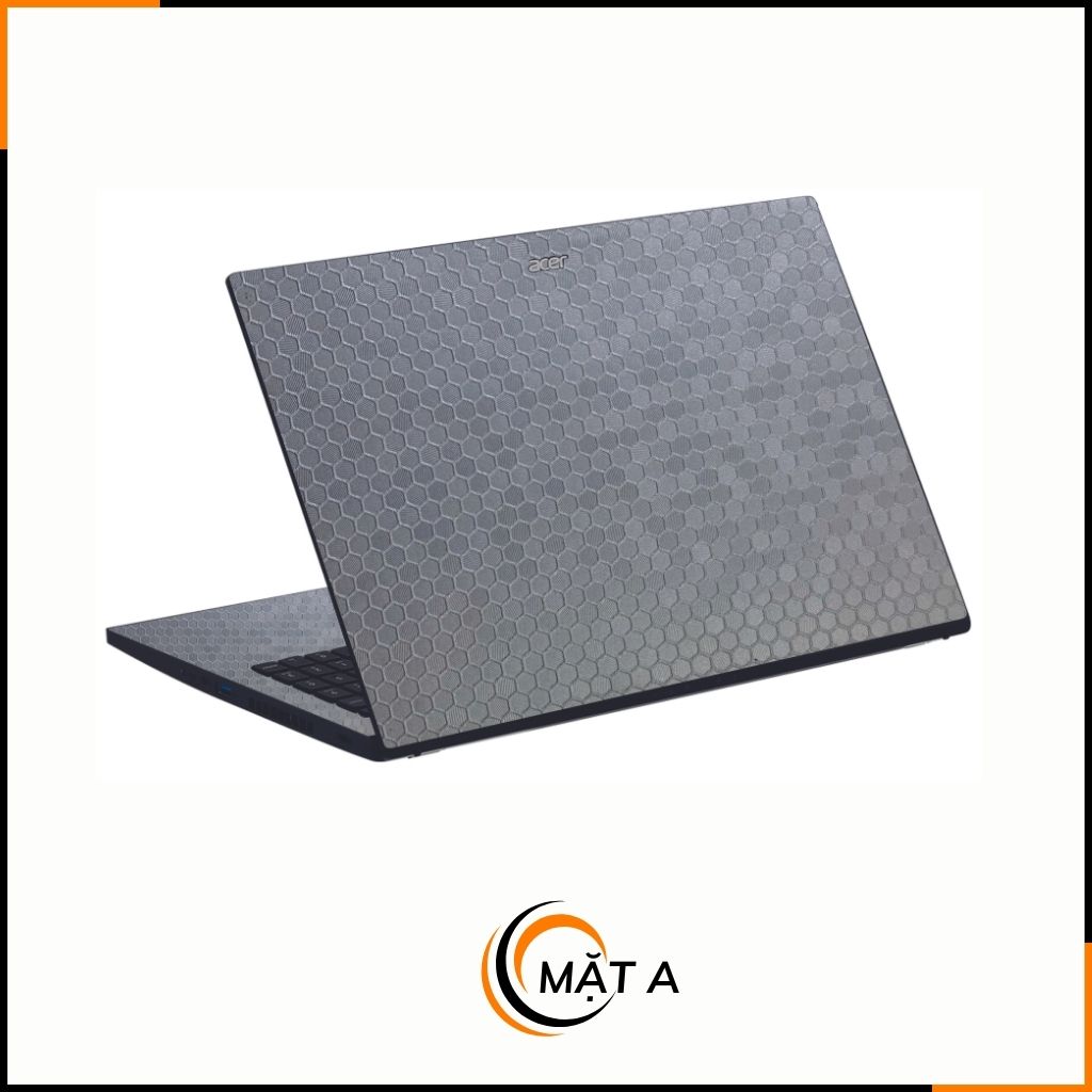 Dán skin laptop asus, dell , acer, hp, msi chính hãng ORAFOL nhập khẩu ĐỨC - SKIN 3M - LAPTOP - HONEYCOMB SILVER - SK-B11-03 phụ kiện điện thoại huỳnh tân store