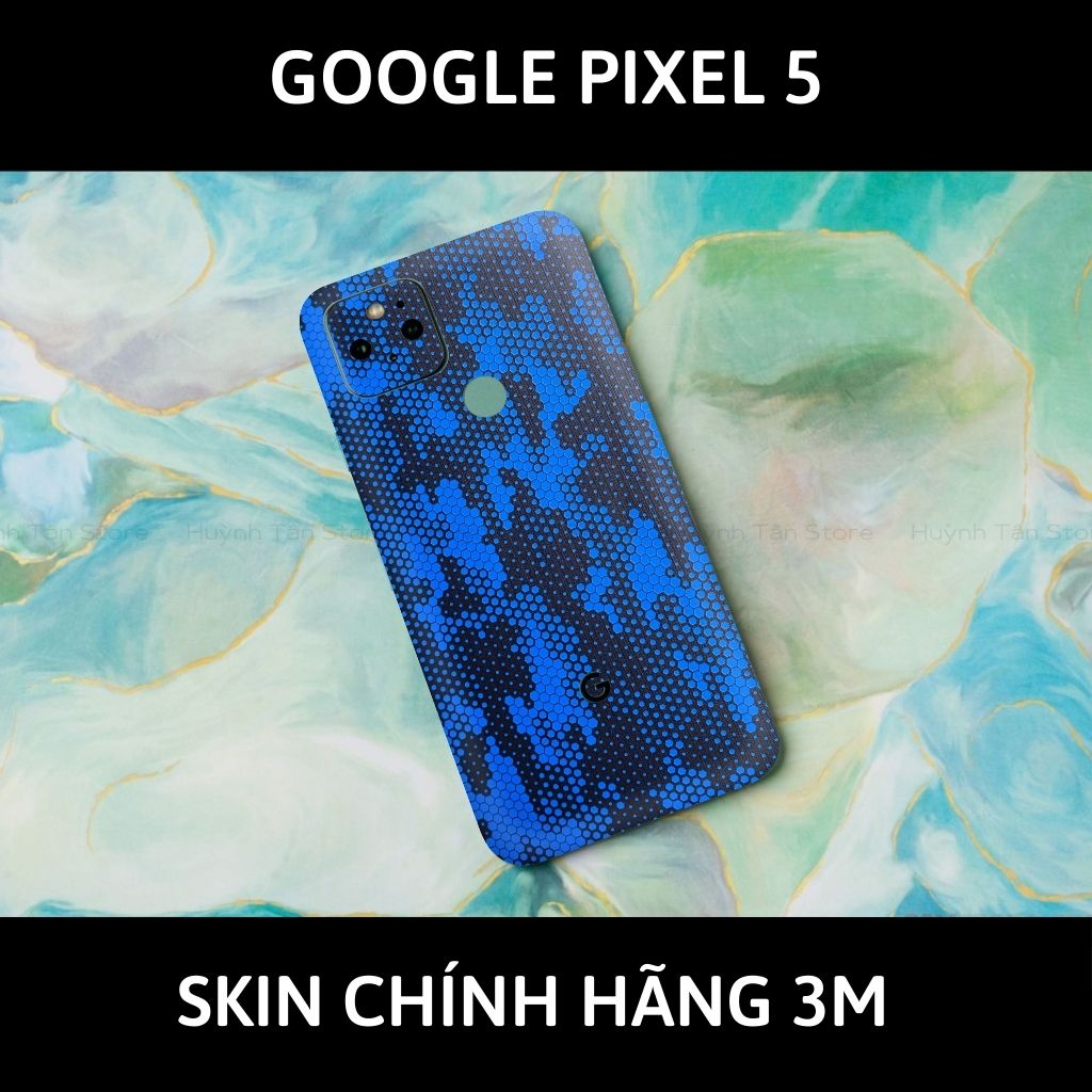 Skin 3m Google Pixel 5, Pixel 5A, Pixel 4A, Pixel 4A 5G full body và camera nhập khẩu chính hãng USA phụ kiện điện thoại huỳnh tân store - Mamba Blue - Warp Skin Collection