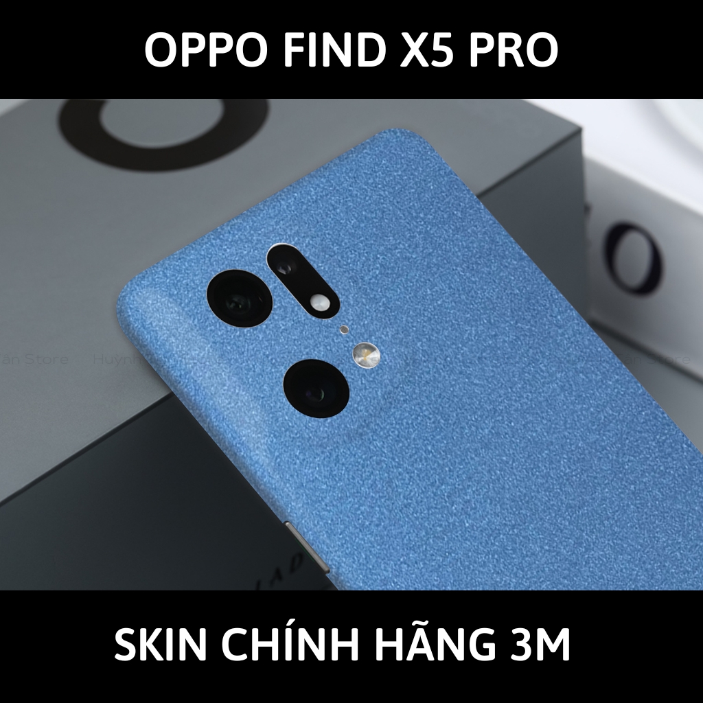 Dán skin điện thoại Oppo Find X5 Pro full body và camera nhập khẩu chính hãng USA phụ kiện điện thoại huỳnh tân store - Oracle Dove Blue Metallic - Warp Skin Collection