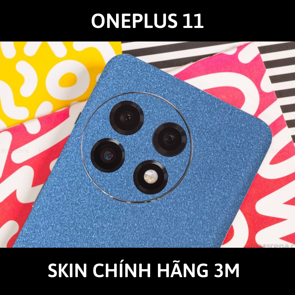 Skin 3m Oneplus 11 full body và camera nhập khẩu chính hãng USA phụ kiện điện thoại huỳnh tân store - Oracle Dove Blue Metallic- Warp Skin Collection