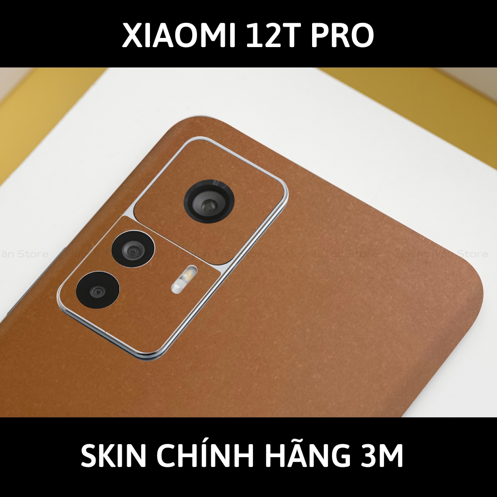Skin 3m Mi 12T, Mi 12T Pro, K50 Ultra full body và camera nhập khẩu chính hãng USA phụ kiện điện thoại huỳnh tân store - Caramel - Warp Skin Collection
