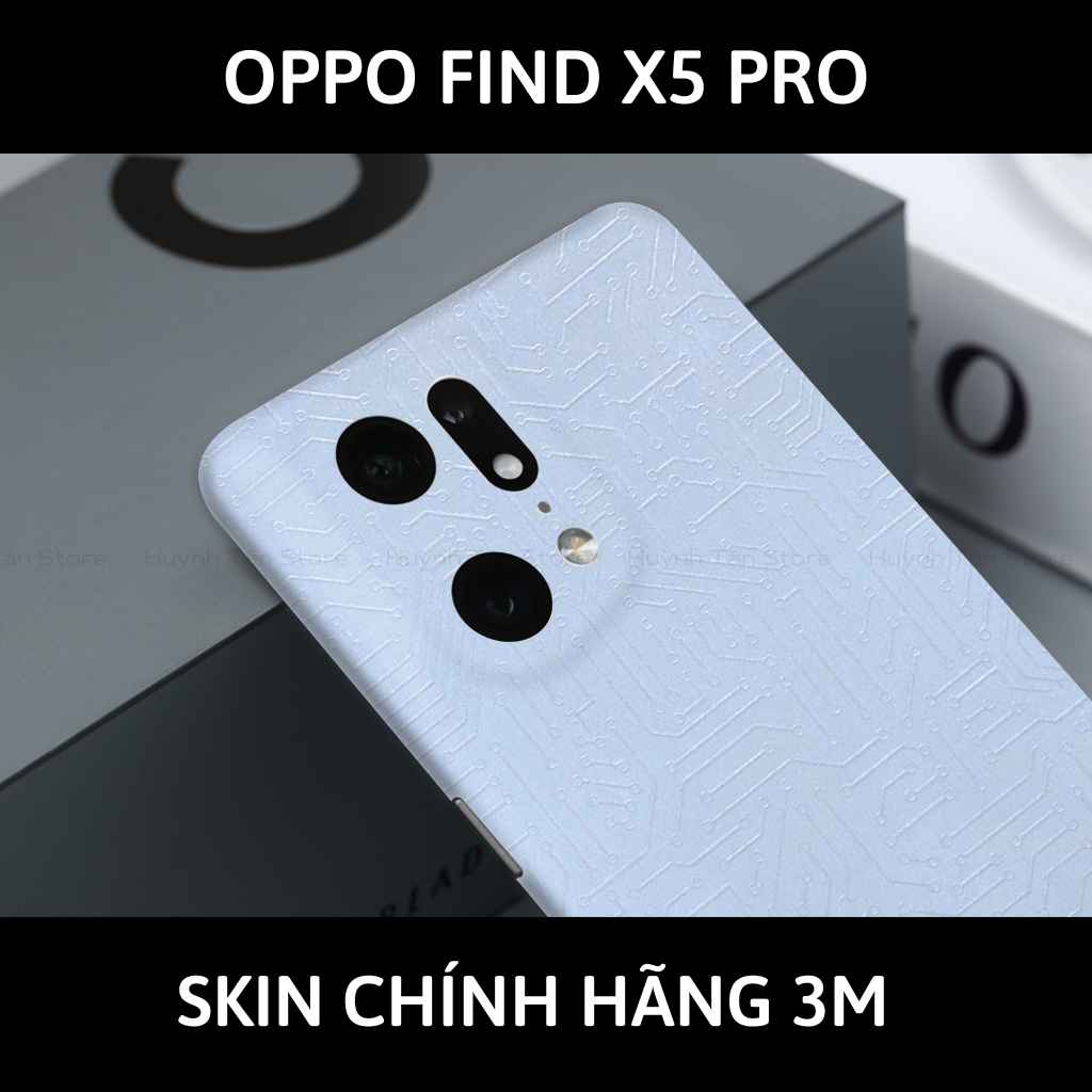 Dán skin điện thoại Oppo Find X5 Pro full body và camera nhập khẩu chính hãng USA phụ kiện điện thoại huỳnh tân store - Electronic White 2022 - Warp Skin Collection