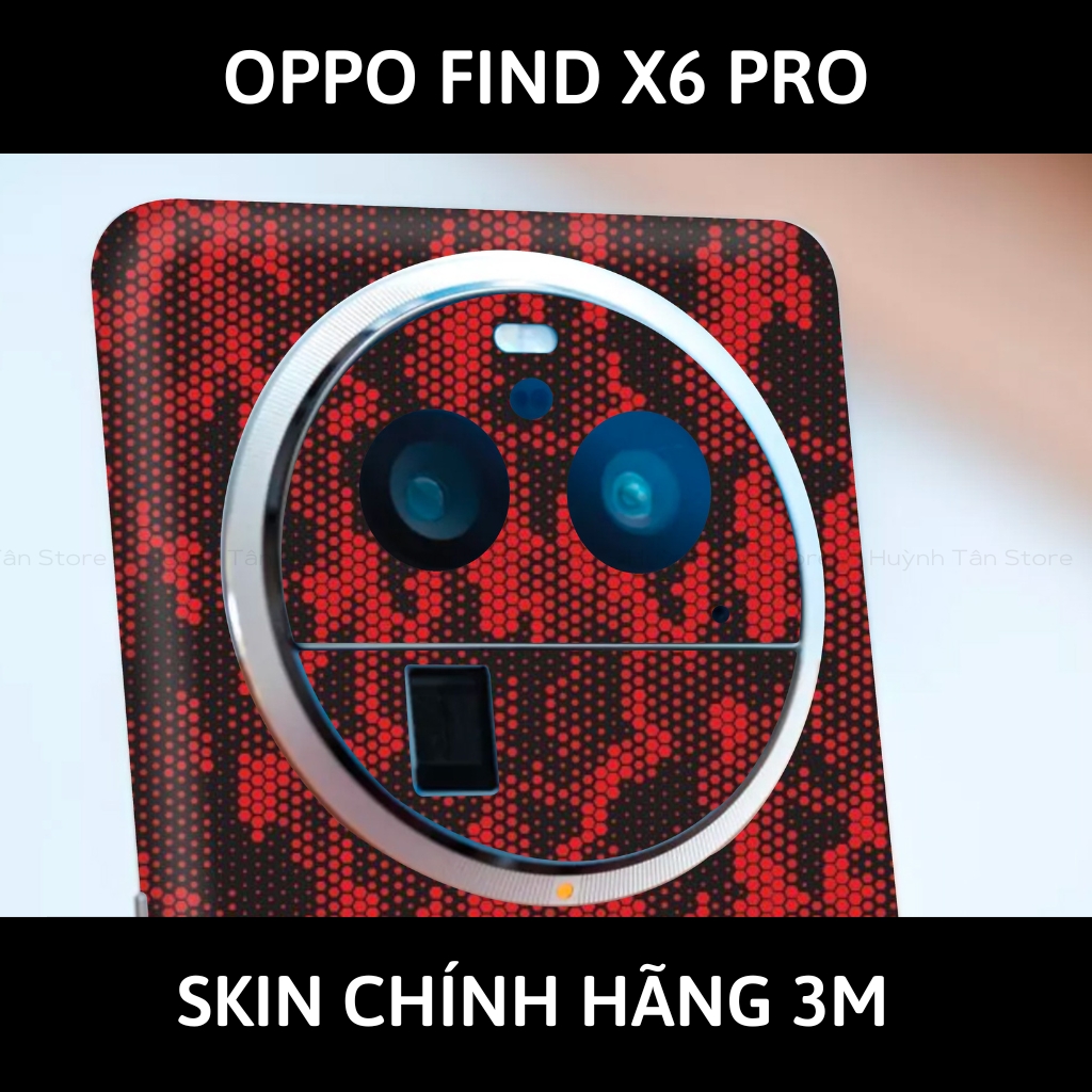 Dán skin điện thoại Oppo Find X6 Pro full body và camera nhập khẩu chính hãng USA phụ kiện điện thoại huỳnh tân store - Mamba Red - Warp Skin Collection