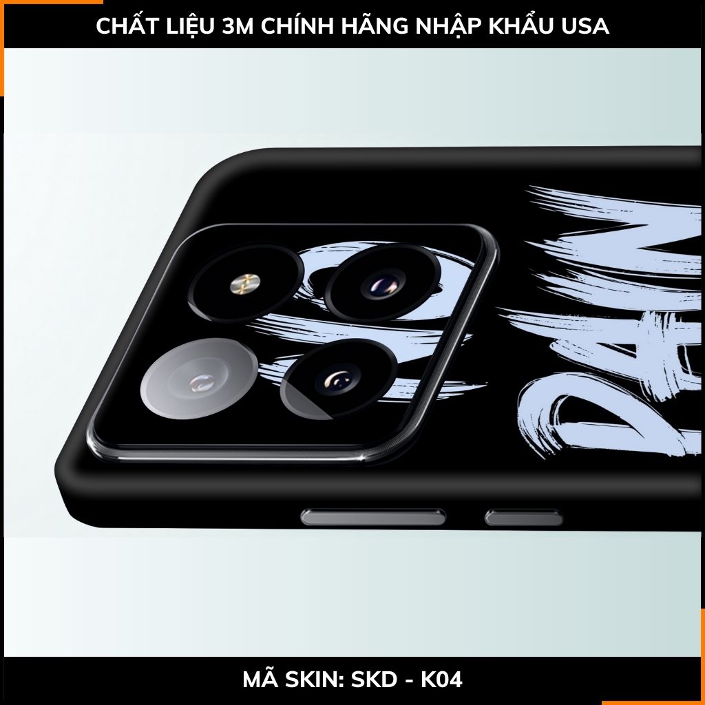 Dán skin điện thoại Xiaomi Mi 14 , Mi 14 Pro full body và camera nhập khẩu chính hãng USA in hình THÀNH NGỮ - SKD K04 phụ kiện điện thoại huỳnh tân store