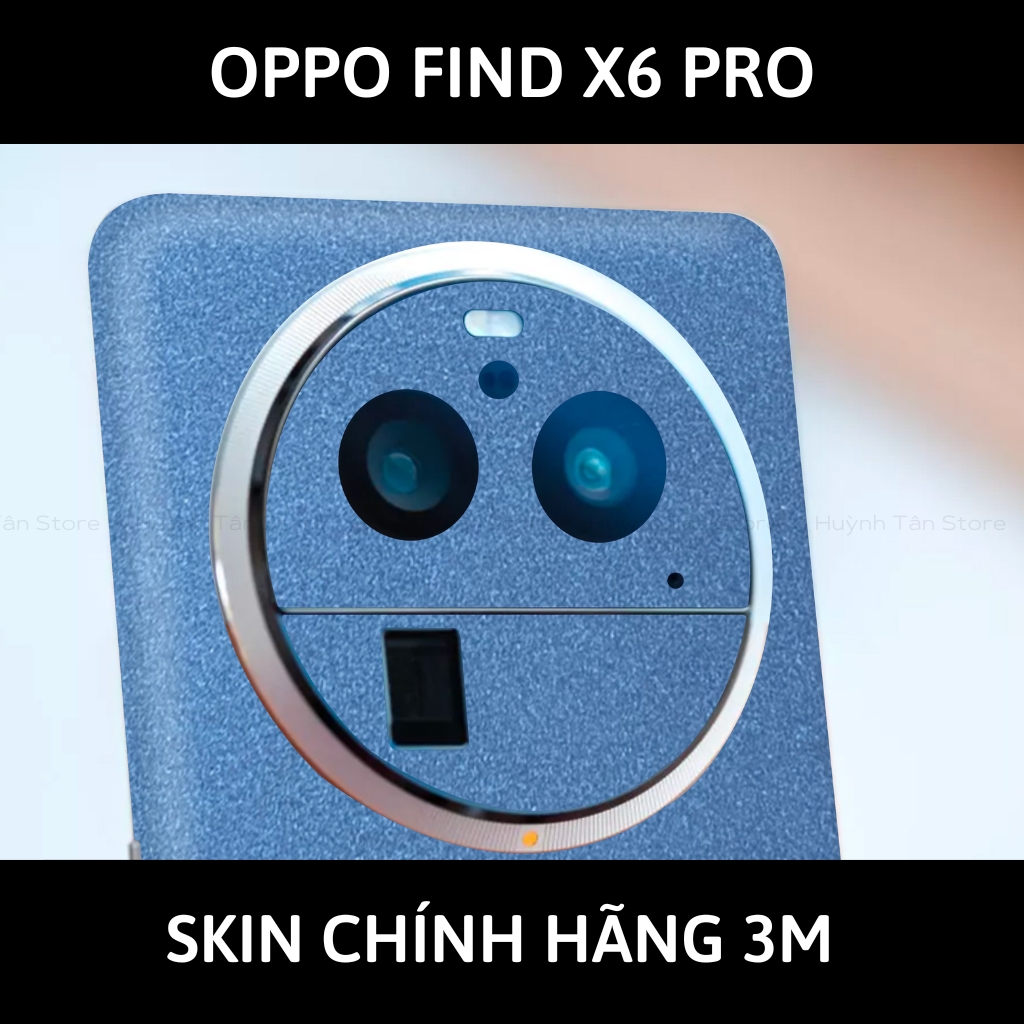 Dán skin điện thoại Oppo Find X6 Pro full body và camera nhập khẩu chính hãng USA phụ kiện điện thoại huỳnh tân store - Oracle Dove Blue Metallic - Warp Skin Collection