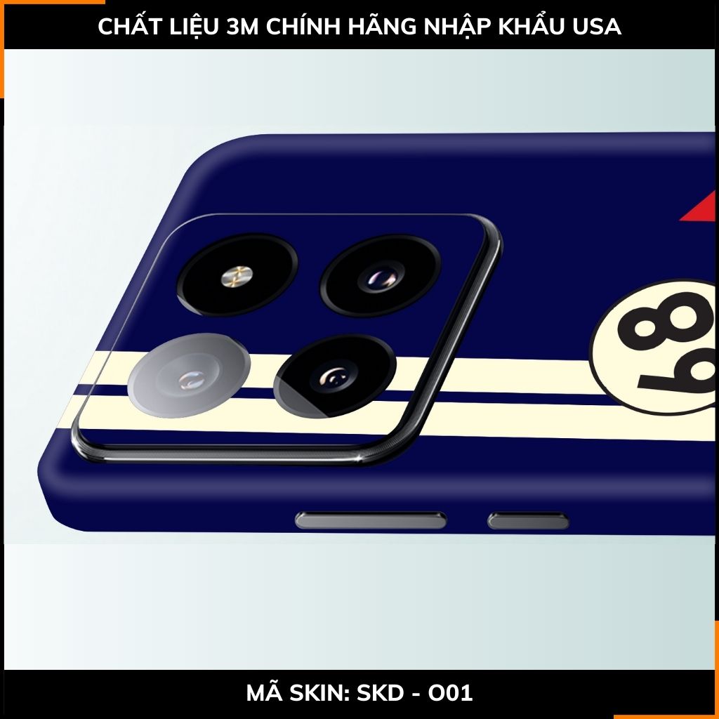 Dán skin điện thoại Xiaomi Mi 14 , Mi 14 Pro full body và camera nhập khẩu chính hãng USA in hình VINTAGE RACING - SKD O01 phụ kiện điện thoại huỳnh tân store