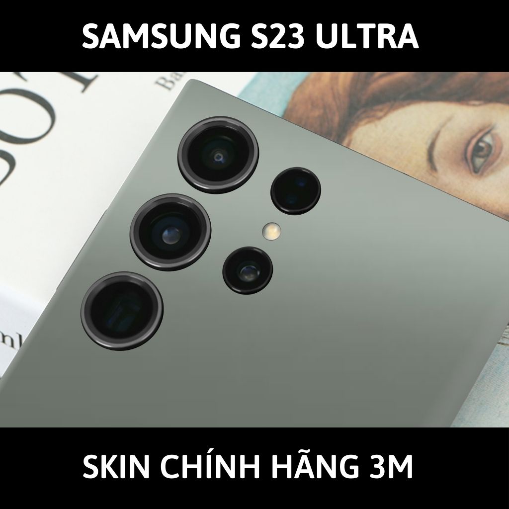 Skin 3m samsung galaxy s23, s23 plus, s23 ultra full body và camera nhập khẩu chính hãng USA phụ kiện điện thoại huỳnh tân store - Battle Ship Grey - Warp Skin Collection