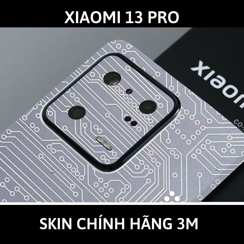 Skin 3m Mi 13 Ultra, Mi 13 Pro, Mi 13  full body và camera nhập khẩu chính hãng USA phụ kiện điện thoại huỳnh tân store - Electronic White 2021 - Warp Skin Collection