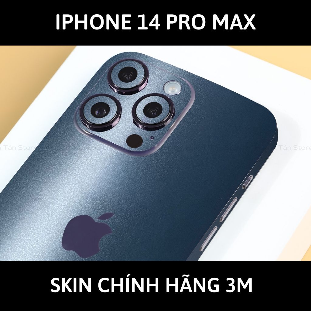 Skin 3m Iphone 14, Iphone 14 Pro, Iphone 14 Pro Max full body và camera nhập khẩu chính hãng USA phụ kiện điện thoại huỳnh tân store - Thunder Cloud - Warp Skin Collection