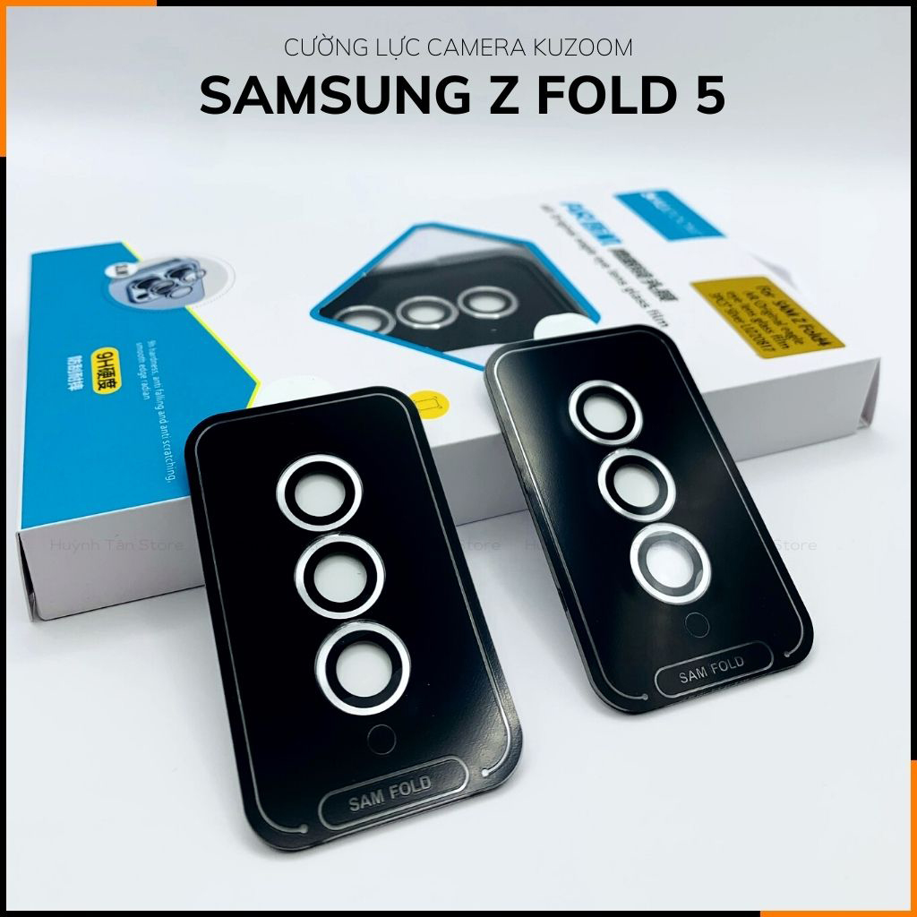Cường lực camera z fold 5 chính hãng KUZOOM viền nhiều màu chất lượng rõ nét phụ kiện huỳnh tân store